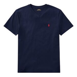 Polo by Ralph Lauren Boy's Dark Blue V-Neck Tee